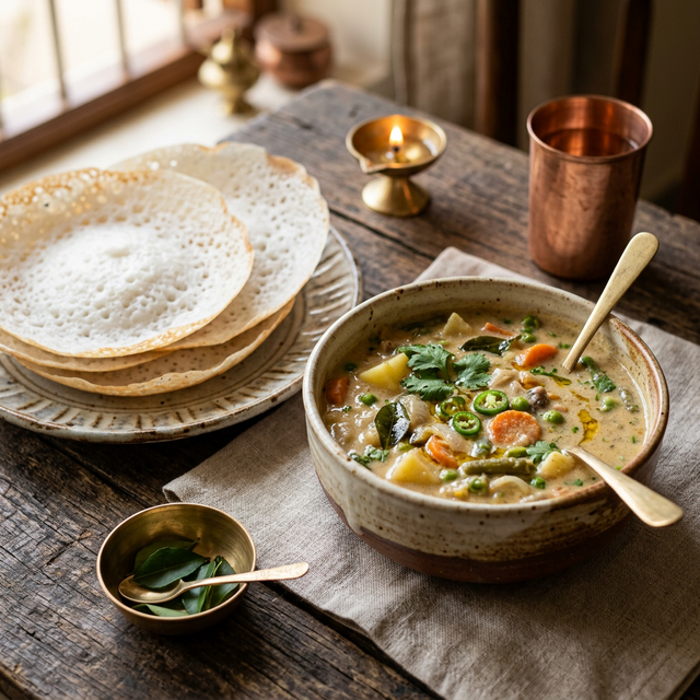 Appam and Stew